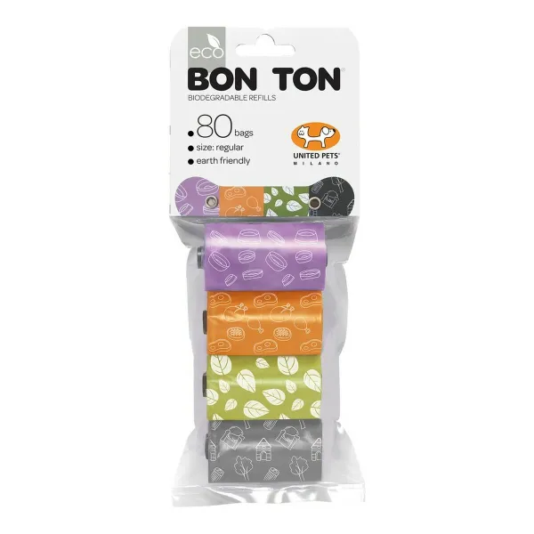Sanitariniai krepšiai United Pets Bon Ton Regular Šuo Įvairių spalvų (4 x 20 uds)