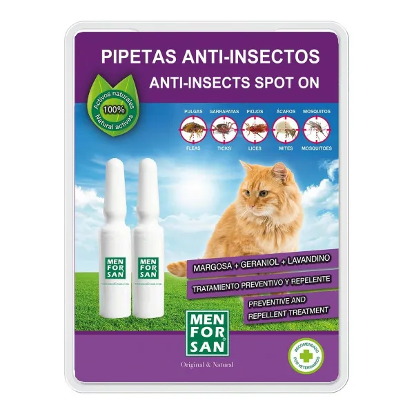 Insect repellant Menforsan herbal Cat Pipettes 2 Units