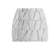 Vāze DKD Home Decor Balts Sveķi Moderns (18 x 18 x 50 cm)