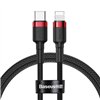Baseus Cafule Cable Type-C to iP PD 18W 1m Red+Black