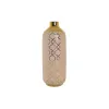 Vase DKD Home Decor Porcelain Pink Golden Oriental (15 x 15 x 41,5 cm)
