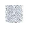 Vāze DKD Home Decor 14 x 14 x 45 cm Porcelāns Zils Balts Vidusjūra
