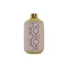 Maljakko DKD Home Decor Pinkki Kullattu Posliini Itämainen Kromattu 13 x 13 x 26 cm