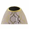 Vase DKD Home Decor Porcelain Pink Golden Oriental Chromed 16 x 16 x 18 cm