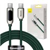 Cable USB-C to USB-C Baseus Display, 100W, 2m (green)