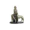 Koristehahmo DKD Home Decor Sininen Kullattu Nainen 15 x 9,5 x 18 cm