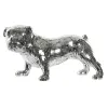 Dekoratyvinė figūrėlė DKD Home Decor Anglų Sidabras Buldogas Derva Šiuolaikiškas (45,5 x 21,5 x 25 cm)