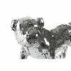 Koristehahmo DKD Home Decor Englantilainen Hopeinen Bulldog Hartsi Moderni (45,5 x 21,5 x 25 cm)