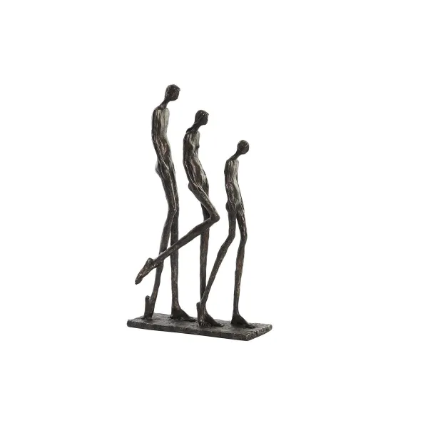 Koristehahmo DKD Home Decor 23 x 8,5 x 39 cm Kupari Perhe