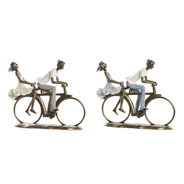 Dekoratyvinė figūrėlė DKD Home Decor 27 x 9,5 x 23 cm Varinis Pora (2 vnt.)