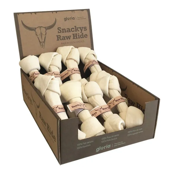 Dog Snack Gloria Rawhide Veal Chewy Knot