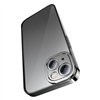 Baseus Glitter Transparent Case and Tempered Glass set for iPhone 14 Plus (black)