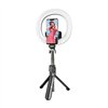 Selfie stick/ tripod Puluz with LED light ring