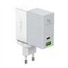 Wall charger LDNIO A2620C USB, USB-C 65W + USB-C - USB-C cable