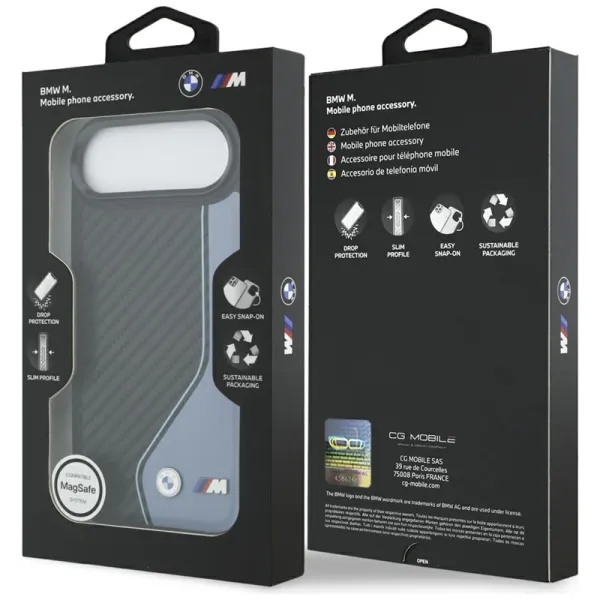BMW M Carbon Logo MagSafe - Case iPhone Air (blue)