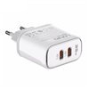 Wall charger LDNIO A2528M 2USB-C for Apple + USB-C - Lightning Cable