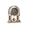 Настольные часы DKD Home Decor Melns Bronza Tradicionāls