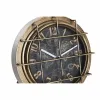 Настольные часы DKD Home Decor Белый Чёрный Позолоченный Серебристый Карта Мира (2 штук)