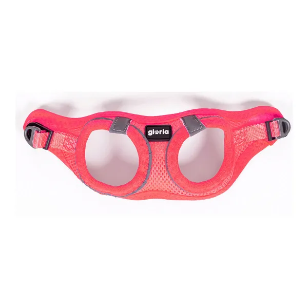 Suņu drošības siksna Gloria Air Mesh Star Rozā XXS Izmērs (24-26 cm)