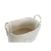 Basket set DKD Home Decor Natural Light brown Natural Fibre Boho 34 x 23 x 20 cm 3 Pieces