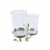 lustras DKD Home Decor Stikls Bronza Alumīnijs Putni (29 x 15 x 48 cm)