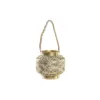 Фонарь DKD Home Decor 26,5 x 26,5 x 22 cm Verouderde afwerking Stikls Bronza Metāls Arābija