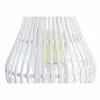 Фонарь DKD Home Decor Balts Daudzkrāsains Metāls Bambuss Stikls Urbāns 30 x 40 cm 29 x 29 x 34 cm