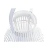 Žibintas DKD Home Decor Balta Spalvotas Metalinis Bambukas Stiklas Miesto 30 x 40 cm 29 x 29 x 34 cm