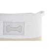 Krepšelio rinkinys DKD Home Decor Balta Kreminė 43 x 30 x 23 cm 2 Dalys