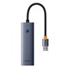 4in1 Hub Baseus UltraJoy USB-A do 4xUSB 3.0 (space grey)