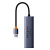 4in1 Hub Baseus UltraJoy USB-A do 4xUSB 3.0 (space grey)