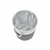 Korisetti DKD Home Decor Valkoinen Ruskea Harmaa 40 x 40 x 49 cm 4 Kg 3 Kappaletta (2 osaa)