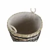 Korisetti DKD Home Decor Musta Luonnollinen Luonnonkuitu (3 Kappaletta) (3 osaa)