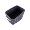 Krepšelio rinkinys DKD Home Decor Balta Tamsiai mėlyna 38 x 28 x 25 cm 3 Dalys (3 vnt.)