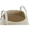 корзина DKD Home Decor Белый Натуральный Натуральное волокно 37 x 37 x 25 cm
