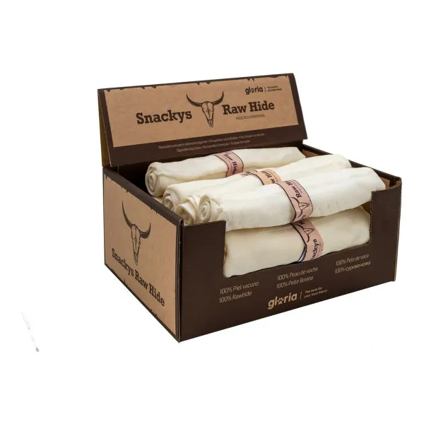Dog Snack Gloria Snackys Rawhide Veal 20-23 cm Roll