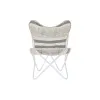 Dārza dīvāns DKD Home Decor Balts Pelēks 74 x 65 x 90 cm