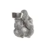 Koristehahmo DKD Home Decor Hopeinen Hartsi Gorilla (32 x 26,5 x 36 cm)