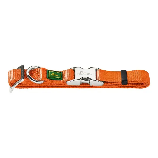 Suņa kaklasiksna Hunter Alu-Strong Oranžs L Izmērs (45-65 cm)