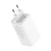 Wall charger Baseus GaN6 Pro 2xUSB-C + 2xUSB, 100W (white)
