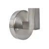 Sieninė lempa DKD Home Decor Sidabras Metalinis Poliesteris Balta 220 V 40 W (12 x 10 x 22 cm)