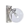 Sieninė lempa DKD Home Decor 25W Stiklas Sidabras Metalinis 220 V (20 x 25 x 27 cm)