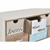 Dėžutė DKD Home Decor 40 x 16 x 19 cm Medžio Ruda Turkis