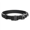 Reflective collar Dogness size M (Black)