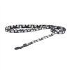 Dog set Dogness harness and leash (Daisy Black)