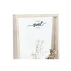Sieninis veidrodis DKD Home Decor Balta Natūralus Cottage 30 x 4 x 40 cm (2 vnt.) (2 Dalys)
