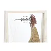 Wall mirror DKD Home Decor White Natural Cottage 25 x 4 x 25 cm (2 Units)