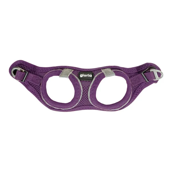 Koiran valjaat Gloria Air Mesh Trek Star Säädettävä Purppura L (33,4-35 cm)