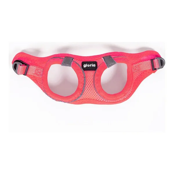 Koiran valjaat Gloria Air Mesh Trek Star Säädettävä Pinkki L (33,4-35 cm)