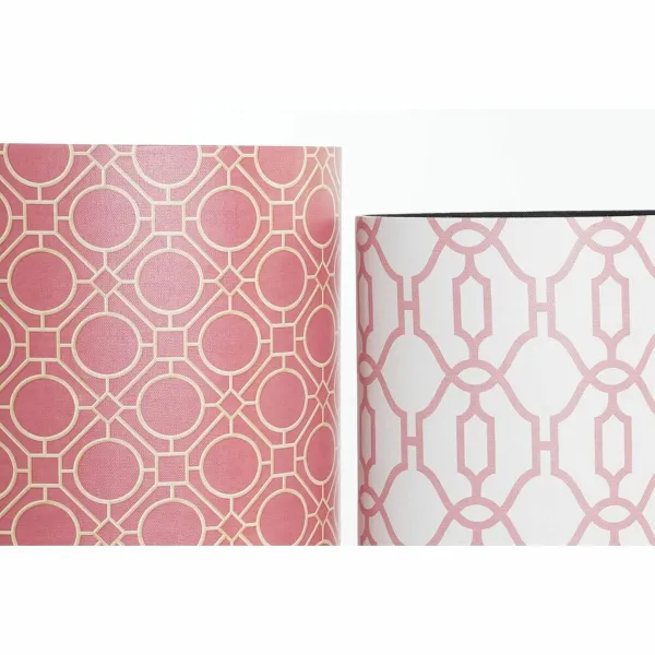 Мусорное ведро DKD Home Decor Белый Оранжевый Деревянный Полотно Vintage